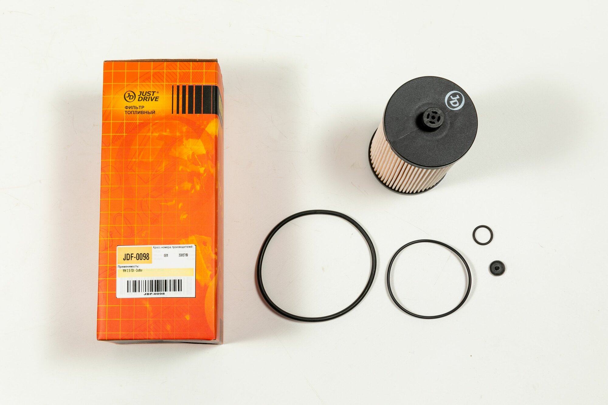 Фильтр топливный, для Фольксваген Крафтер 30-35 2006-2013 OEM 2E0127159 Z34754 1030090 арт JDF0098