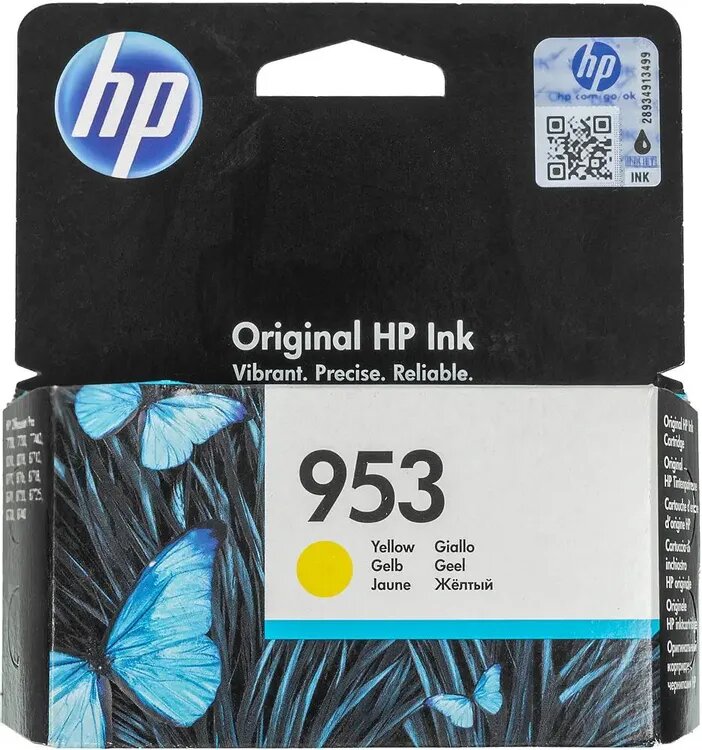 Картридж HP 953, желтый / F6U14AE