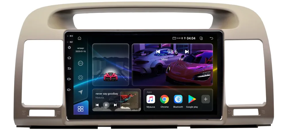 Магнитола Toyota Camry V30 (8 ядер, 12/256 GB, DSP, CARPLAY/AA) Магнитола Тойота Камри 30