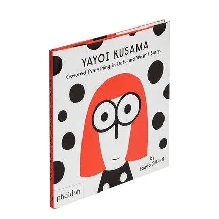 Книга о художнице Яёи Кусаме. Дизайн иллюстраций. Твердый переплет, английский язык