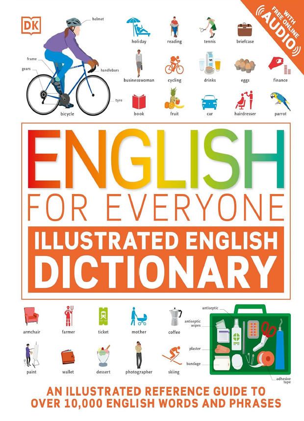 English for Everyone Illustrated English Dictionary DK Vocabulary Learning Paperback Book