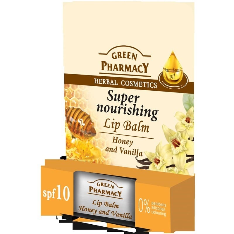 Бальзам для губ Elfa Pharm Green Pharmacy super nourishing, мед и ваниль