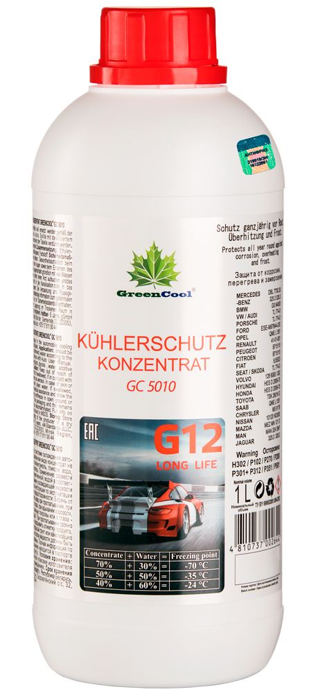 Антифриз 702644 красный концентрат 1:1 -35 C G12/ улучшенный состав