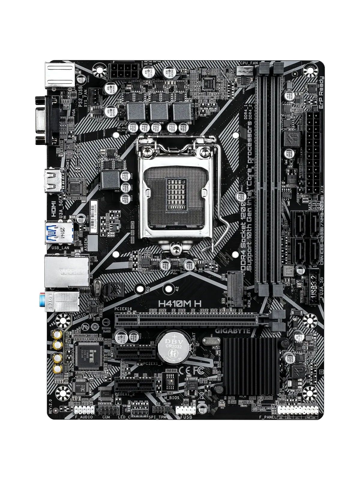 Материнская плата Gigabyte H410M H 2.0 H410M H 2.0