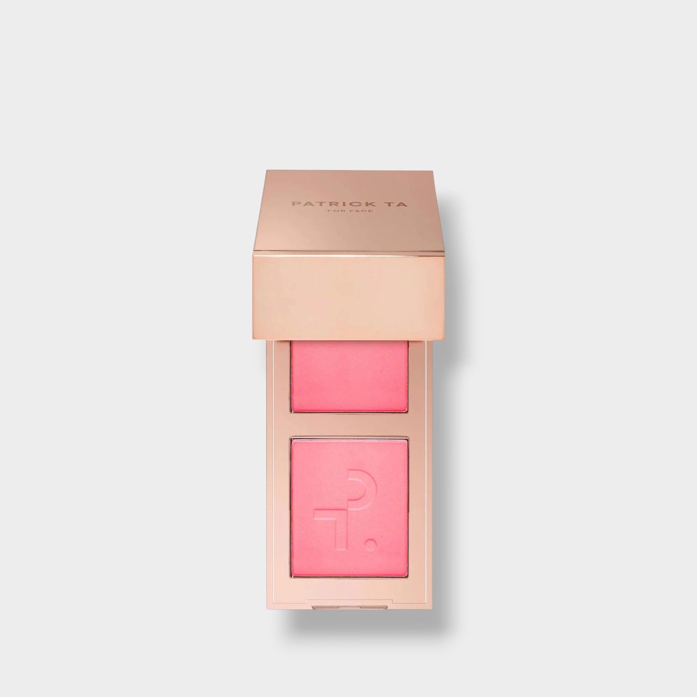 PATRICK TA Палетка румян Mini Headlines Double-Take Creme & Powder Blush (She's That Girl)