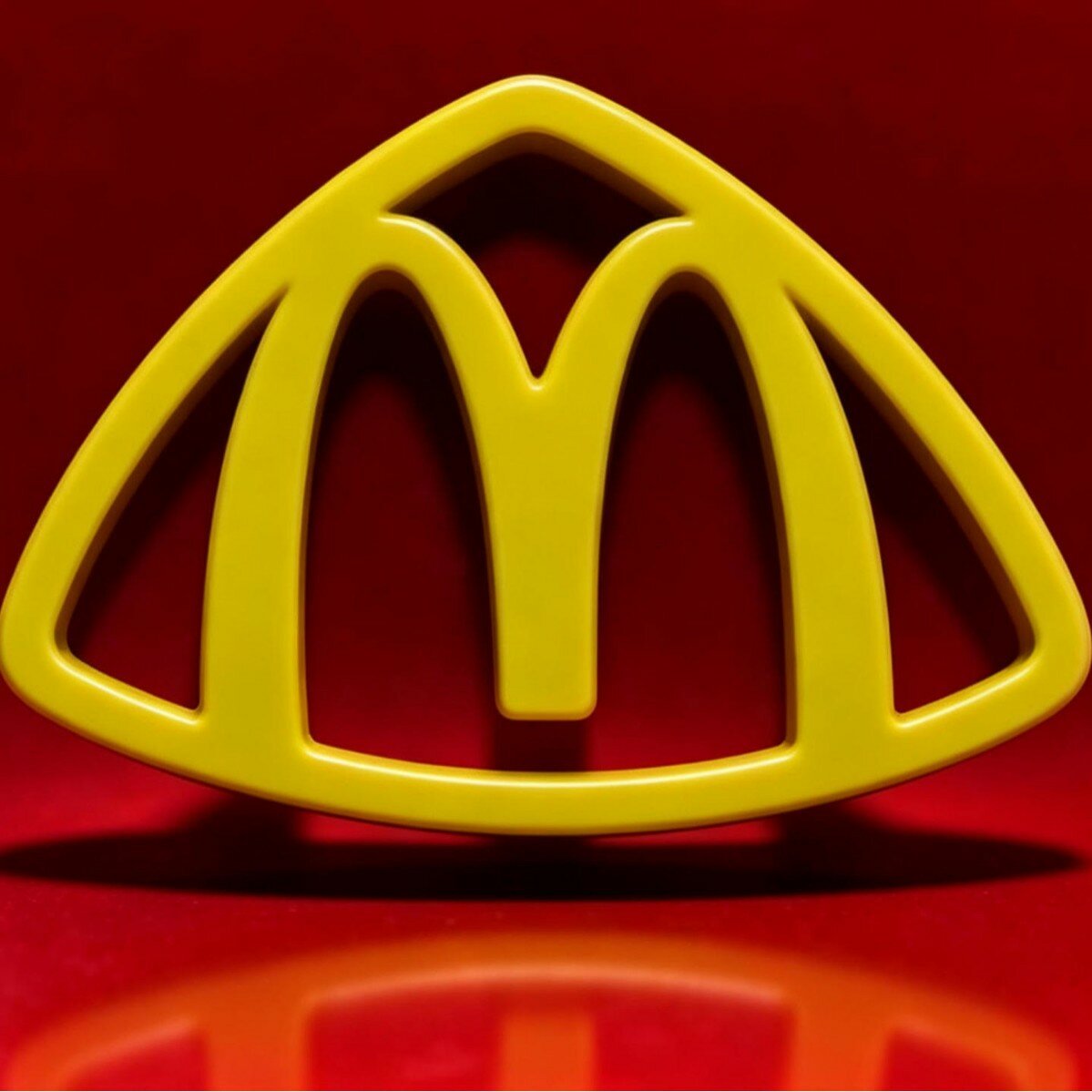 3D наклейка на автомобиль McDonald's, смешной магнит на холодильник, подарок на каждый день, самоклеящаяся основа