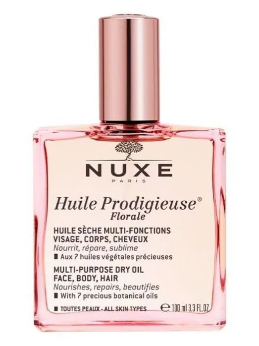 NUXE Huile Prodigieuse Florale 100 мл - многофункциональное сухое масло с цветочным ароматом для лица, тела и волос