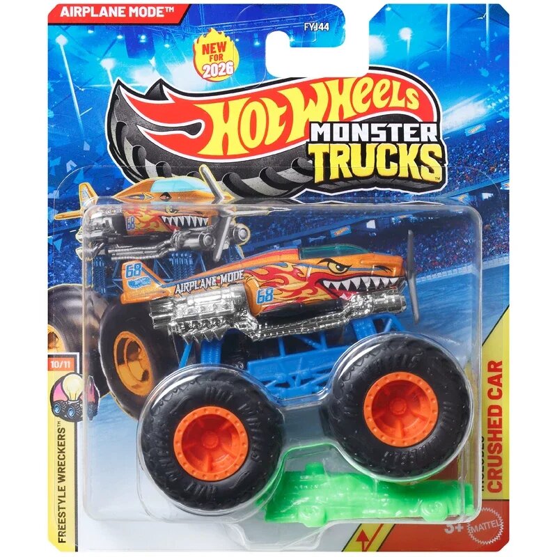 HOT WHEELS Monster Trucks Bone Shaker Коричневый, 22
