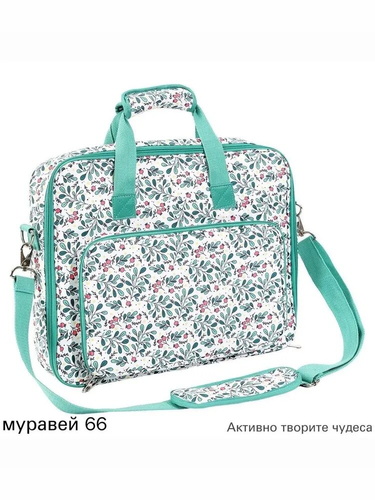 Сумка органайзер рукодельная для вышивки для пялец сиреневая, Сумка для хранения ниток для вышивки крестиком 600D Oxford