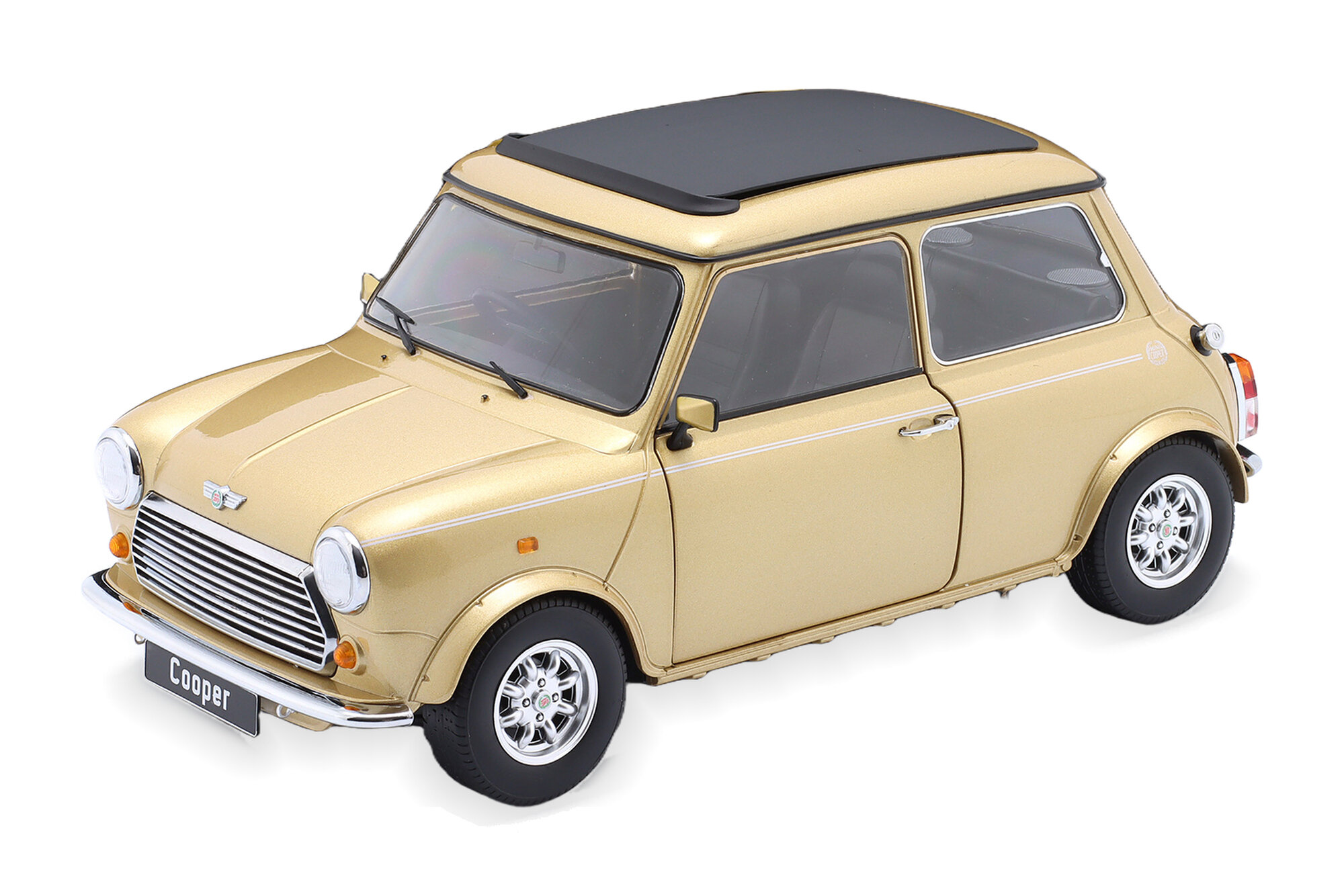 Модель коллекционная KK-SCALE Mini cooper with sunroof rhd golden metallic