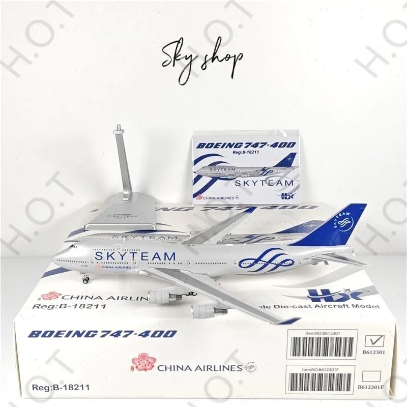 HX Models 1:400 модель самолета металлическая, China Airlines Бо инг B747-400