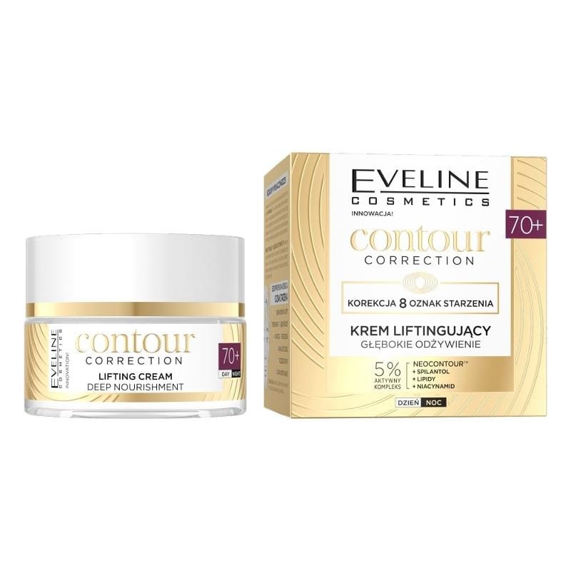 Крем для ухода за кожей Eveline Cosmetics Contour Correction 70+, 50 мл