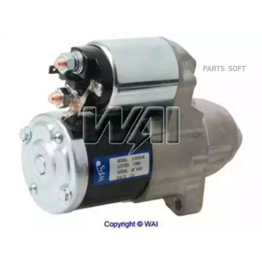 Стартер (новый) Chrysler Sebring 2.4L (2009-08) Dodge Avenger 2.4L (2009-07) Dodge Caliber 1.8L от официального дистрибьютора, WAI, артикул 17994N