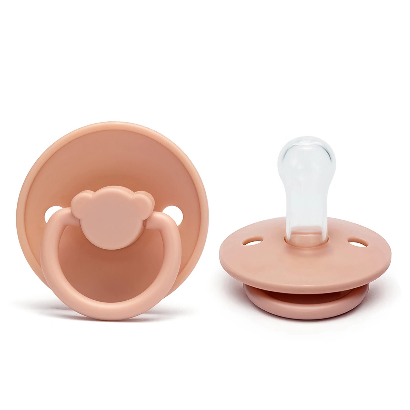 Erduo Little Bear Силиконовые пустышки для новорожденных Розовый, Blush Pink 6-12M