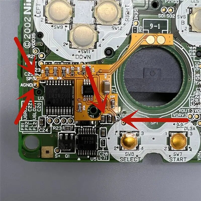 Цифровой модуль усилителя звука для GAMEBOY ADVANCE