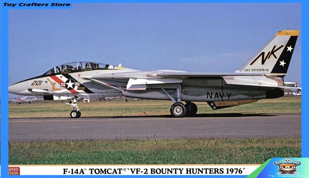 Hasegawa HA02491 1/72 F-14A Tomcat VF-2 Bounty Hunters 1976 Набор моделей самолетов