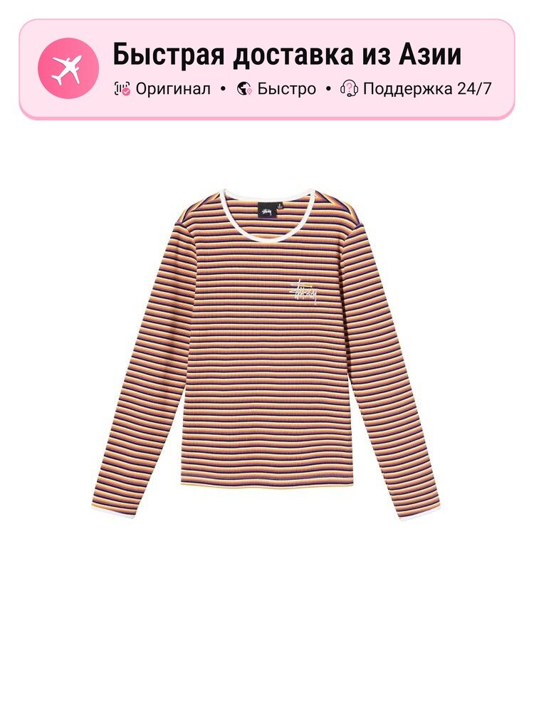 Футболка Stussy Long Sleeve Tee