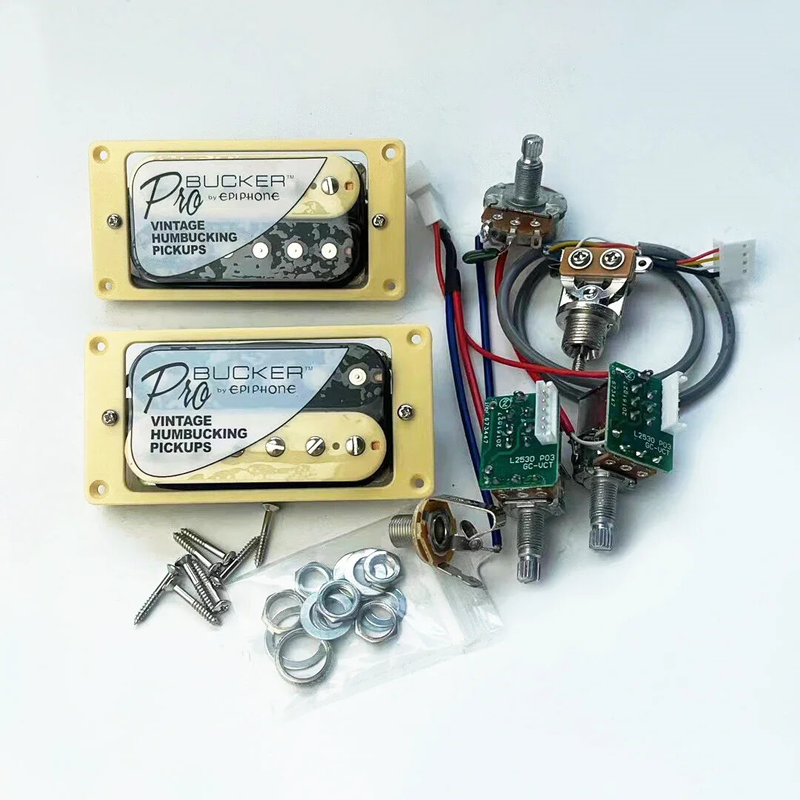 Новый ProBucker LP Alnico 5 толкающий-тянущий 2V1T с проводкой звукосниматель Epiphne
