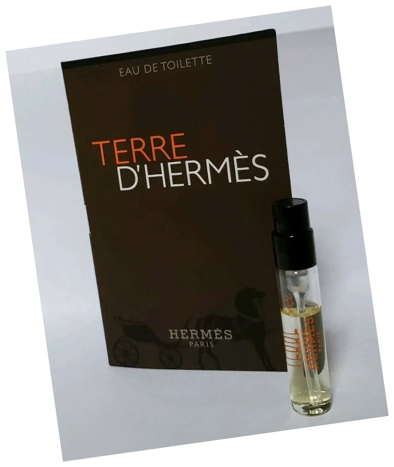 Яркий парфюм Hermes Terre D Hermes сэмпл 2 / Туалетная вода Гермес Терре Де Гермес пробник / Миниатюра аромата