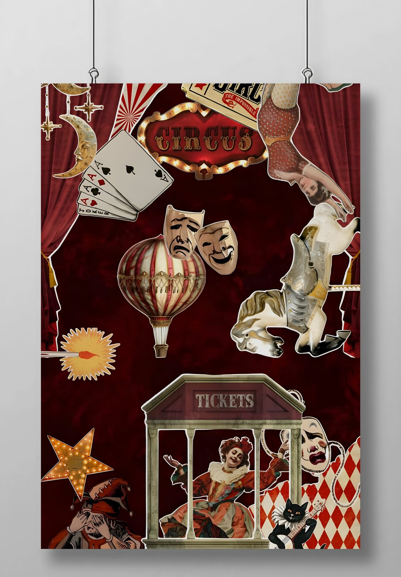 Постер/Плакат Хэллоунский Цирк (Halloween Circus)