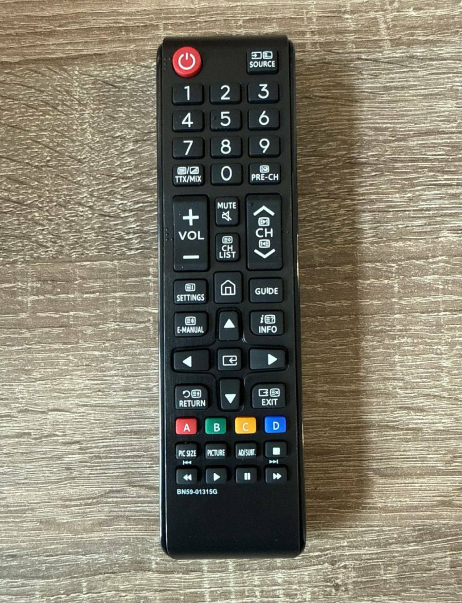 Пульт для телевизора Samsung ic LCD TV на модели smart tv - Huayu BN59-01315G, 2×AAA