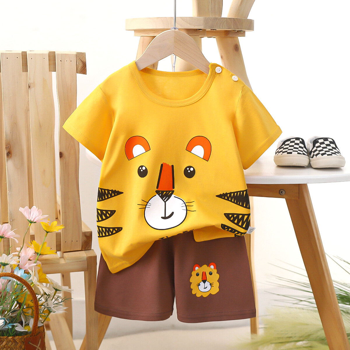 Домашний костюмчик для мальчика на 4-5 лет, 110 см, мерсиризованный хлопок