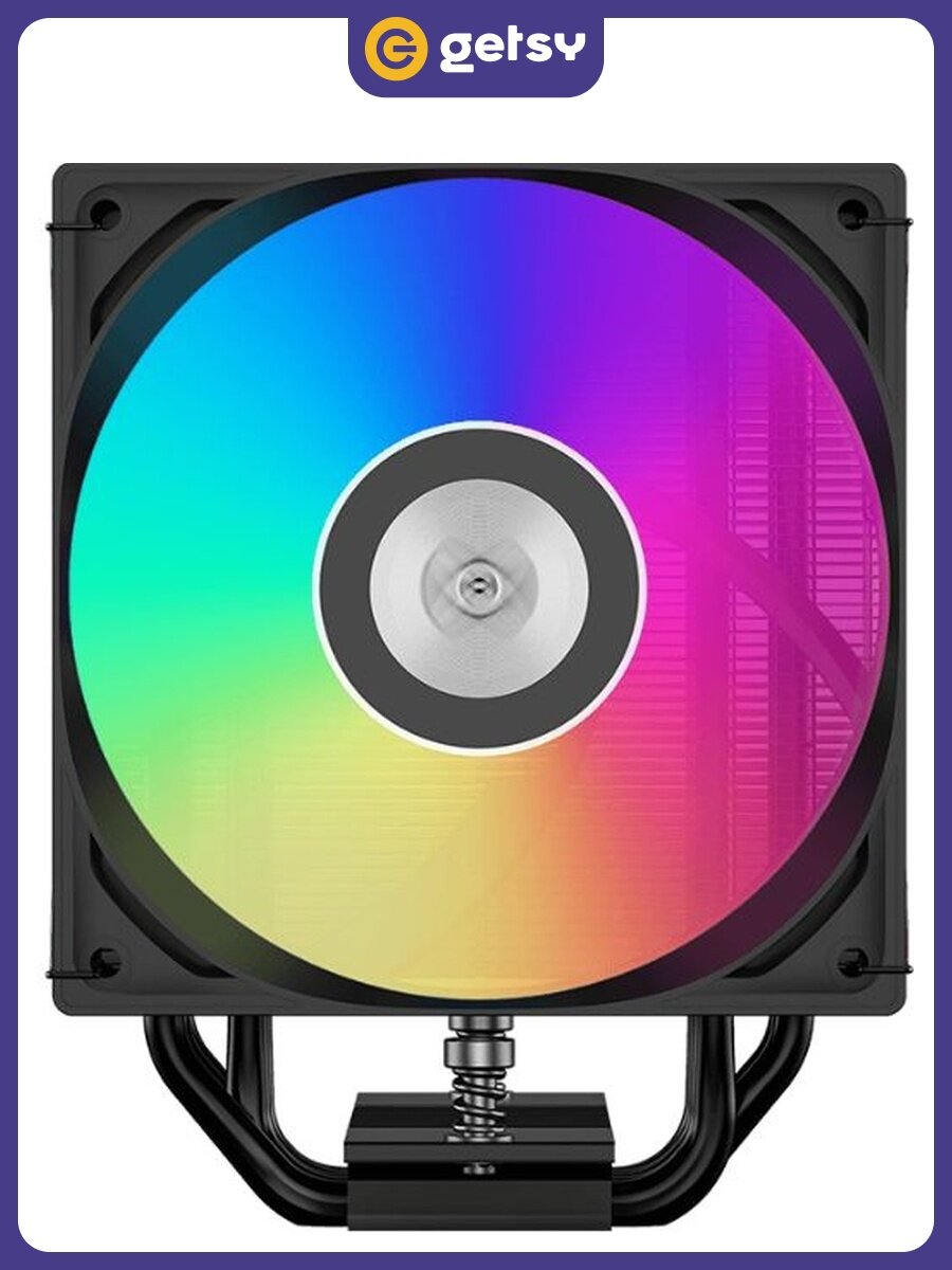 Кулер PCCOOLER RT500, ARGB-подсветка, 1 вентилятор, 73.32 CFM, 34.9 dBA