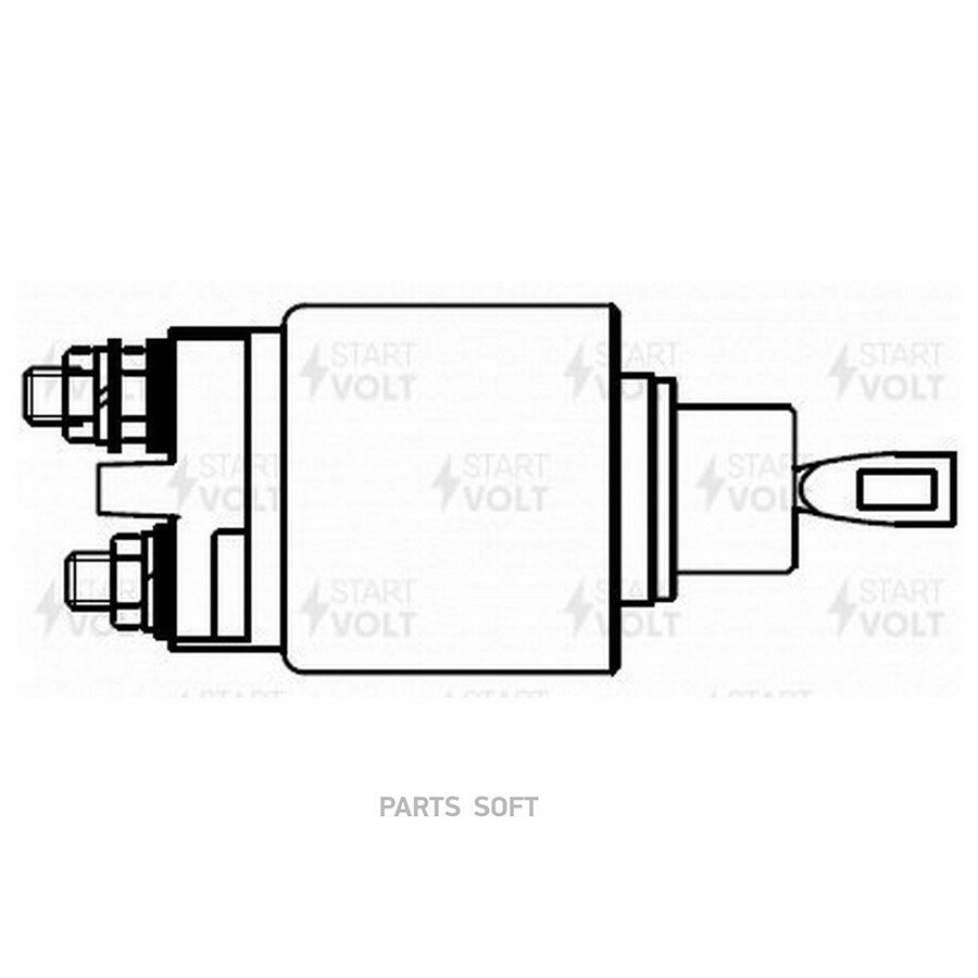 Реле втягивающее стартера LDV MAXUS 05- 2.5D от официального дистрибьютора, STARTVOLT, артикул VSR1613
