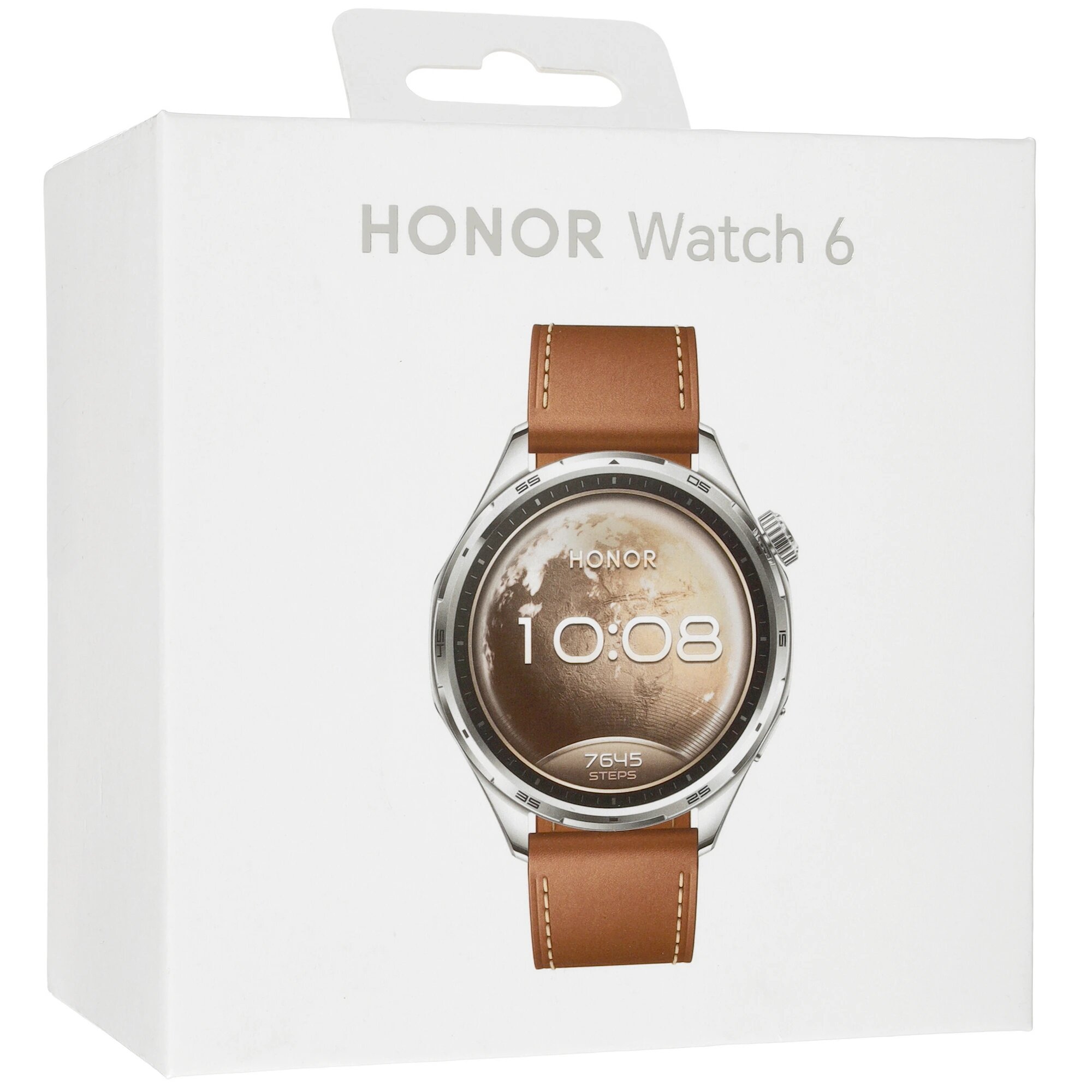 Смарт-часы HONOR Watch 6, 1.46" AMOLED, 464х464, IP69, Bluetooth, NFC, GPS, коричневый