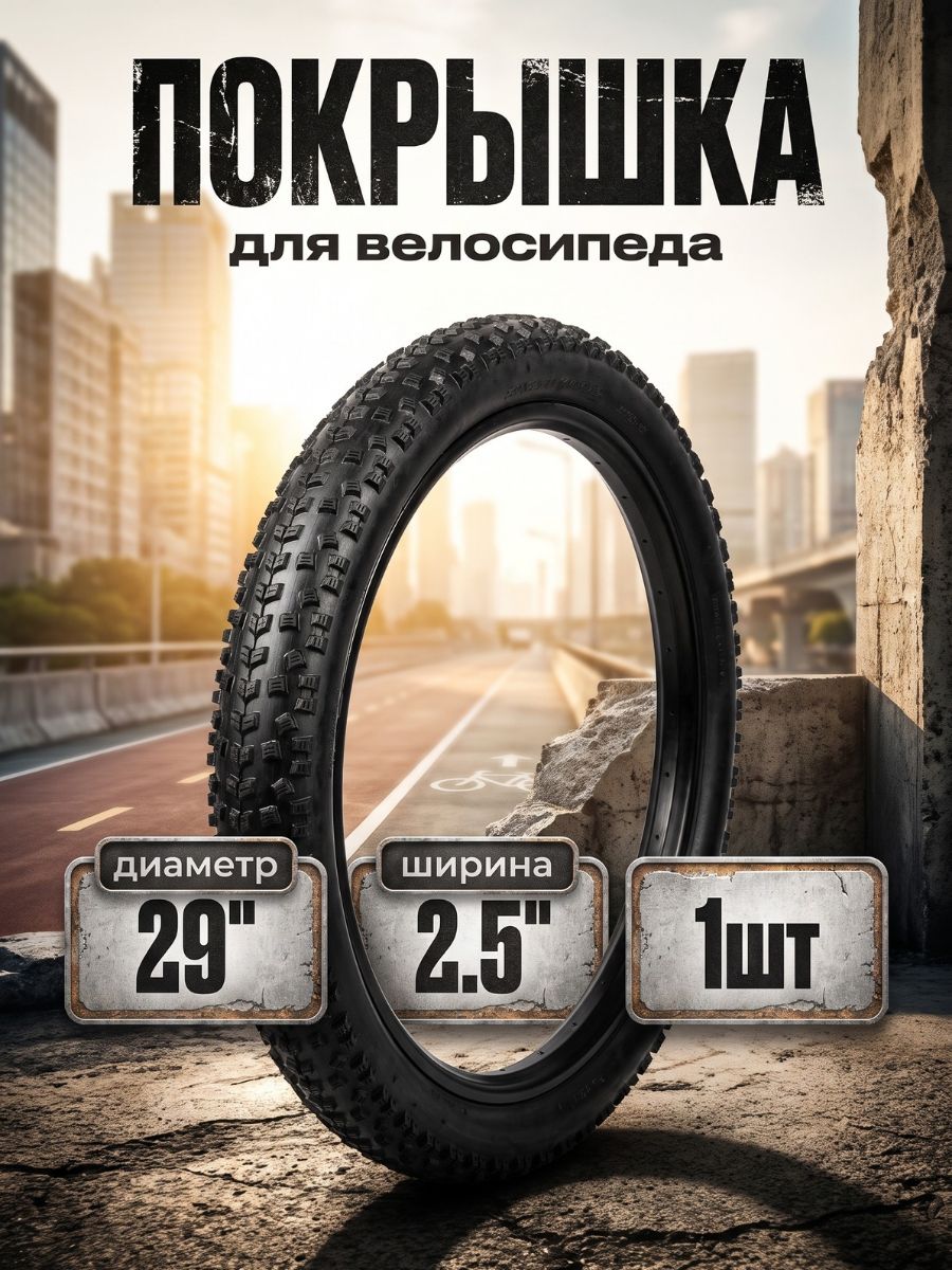 Покрышка STG ZY-072 29*2,5 (Высококачественная резина , износостойкая и эластичная)