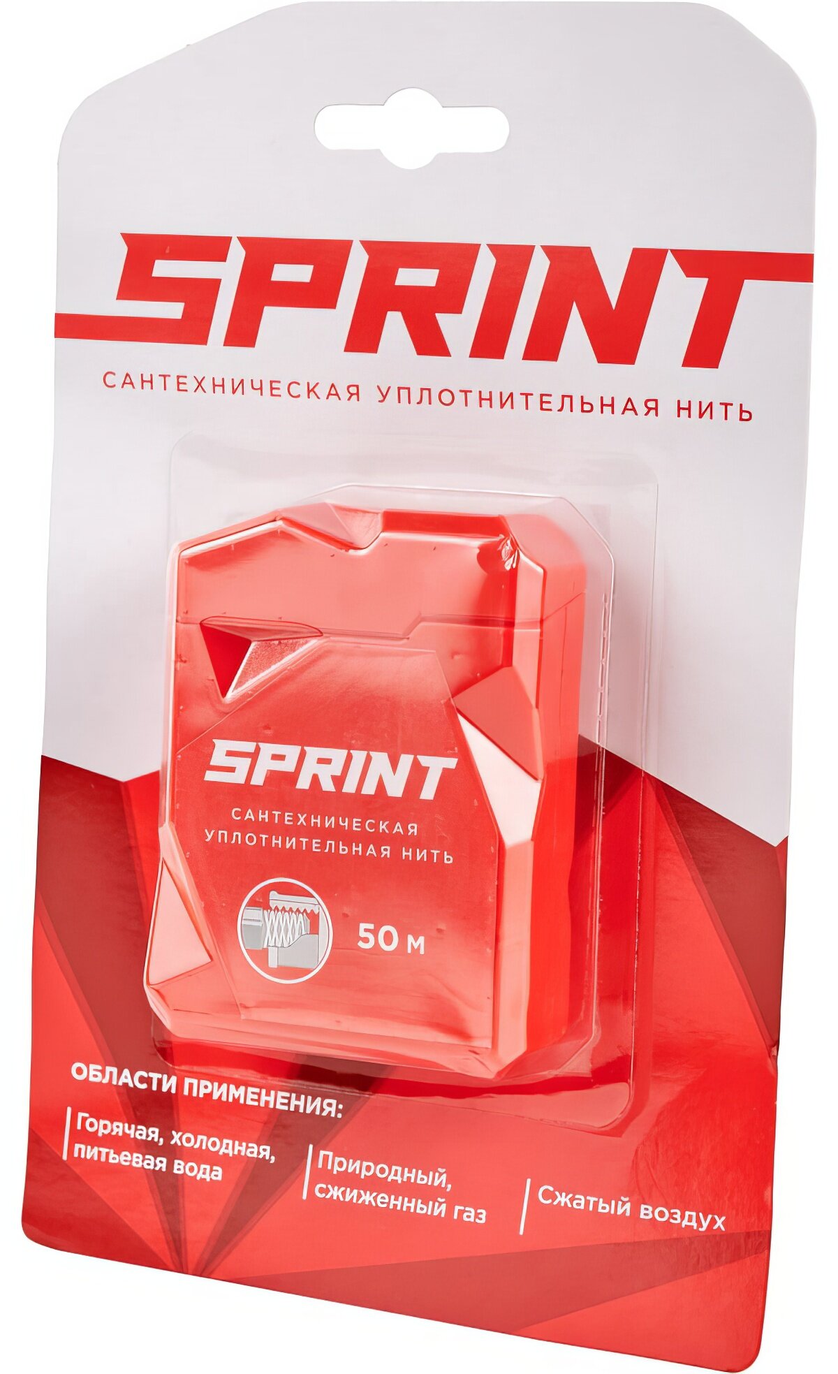 Уплотнительная нить Sprint 50м бокс, блистер 04062 4630009040620