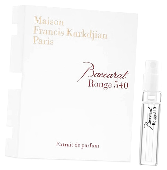 Духи Maison Francis Kurkdjian Baccarat Rouge 540 Extrait De Parfum миниатюра 2 / Сэмпл аромата Мейсон Франсис Куркджан Баккара Руж 540 Экстракт