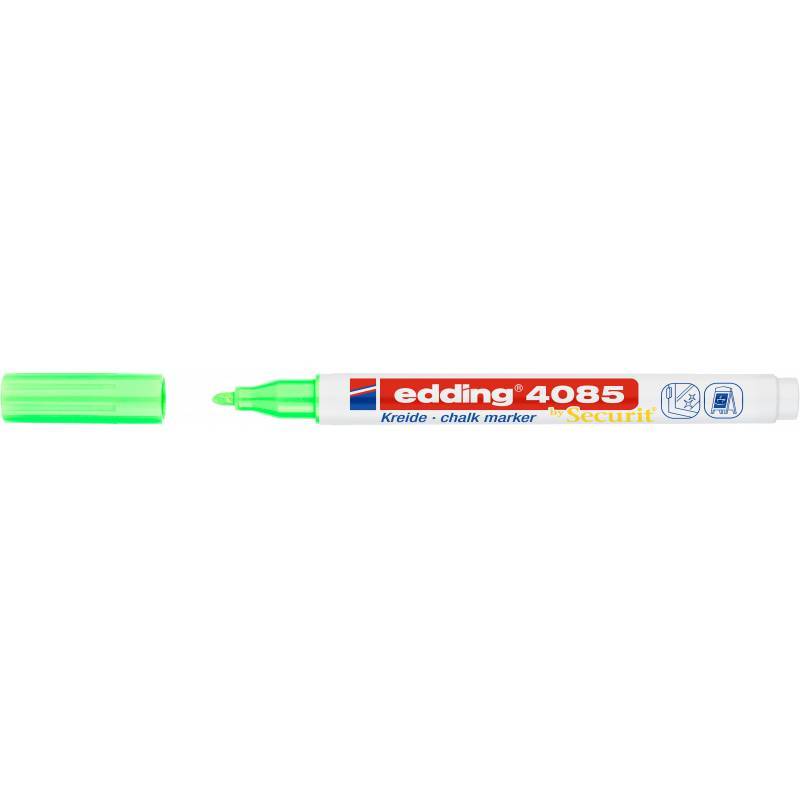 Маркер меловой Edding 4085 неоновый зеленый 1-2 мм 1284940