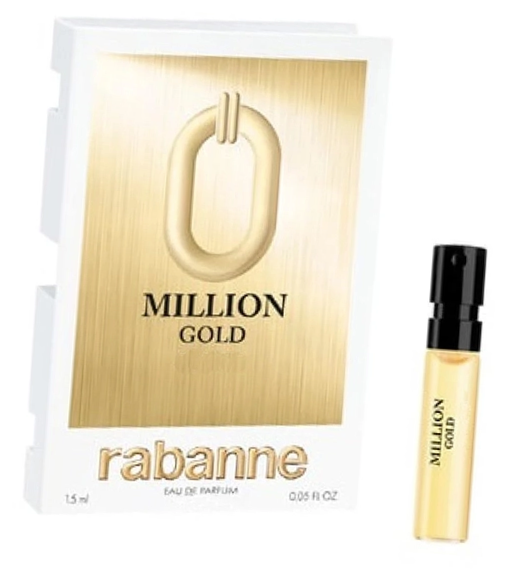 Парфюмерная вода Paco Rabanne Million Gold мини 1.5 / Сэмпл аромата Пако Рабан Миллион Голд