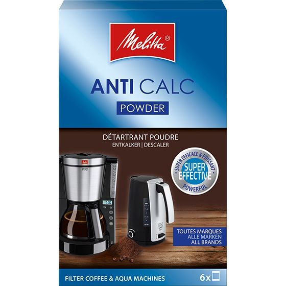Порошок Melitta AntiCalc Powder для удаления накипи (6x20гр) для кофемашин 6762482