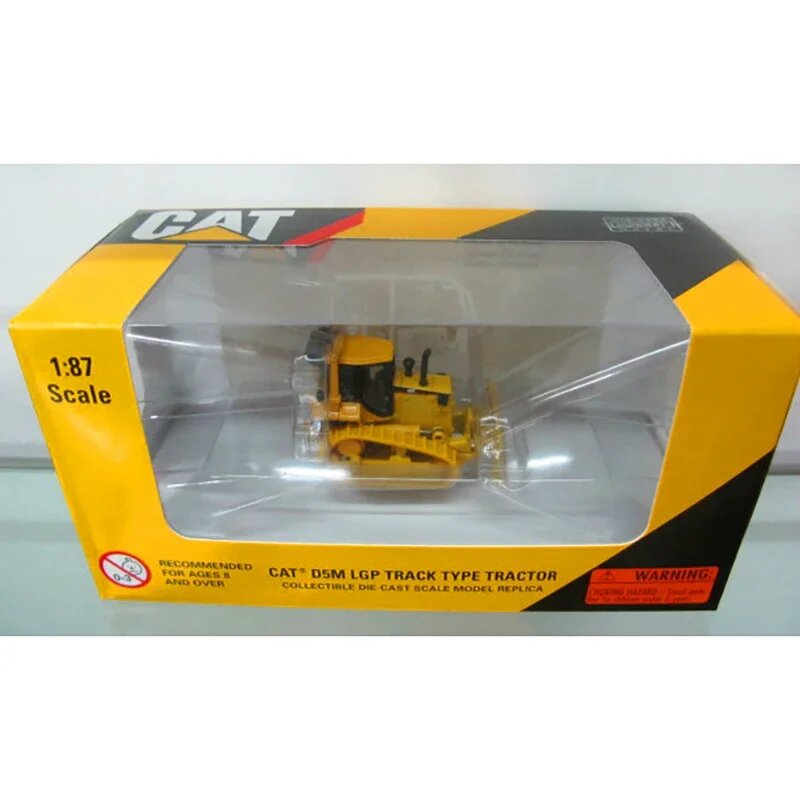 Модель грузовика WELLY CAT D5M 1:87 желтый
