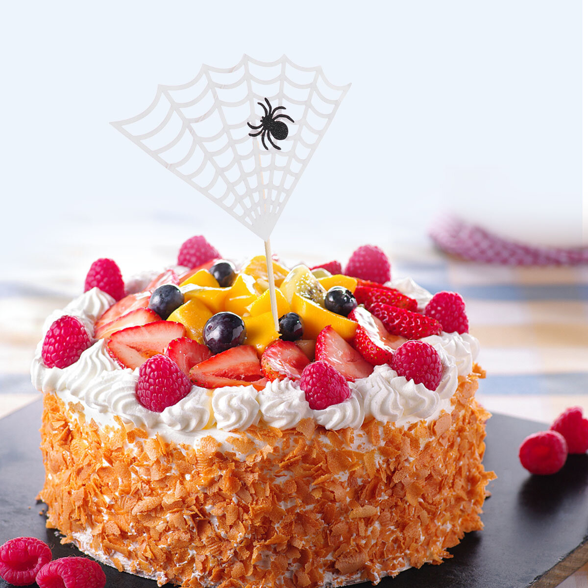 6 Штук Накладки Для Кексов С Halloween Тыквой Из Экологичной Бумаги Размер 2 Разные Цвета