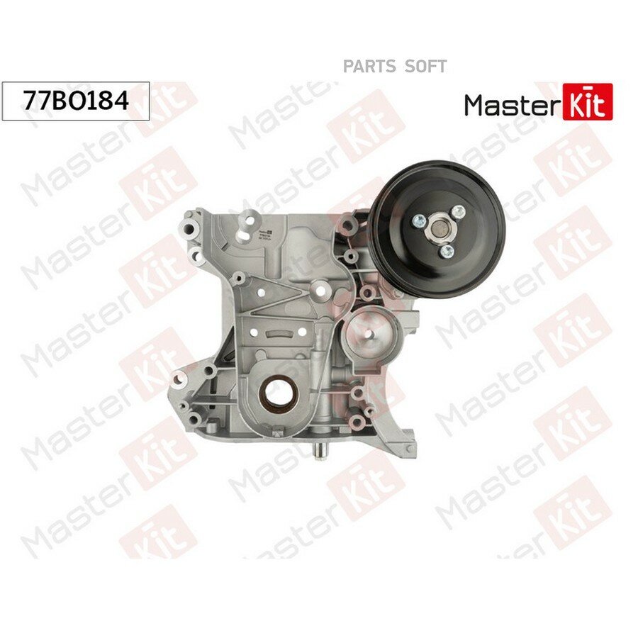 Насос масляный Opel Astra H(A04), Corsa D(S07) 04-14 (A16LET, Z16LET, A16LER, Z16XNT) от официального дистрибьютора, MASTERKIT, артикул 77BO184