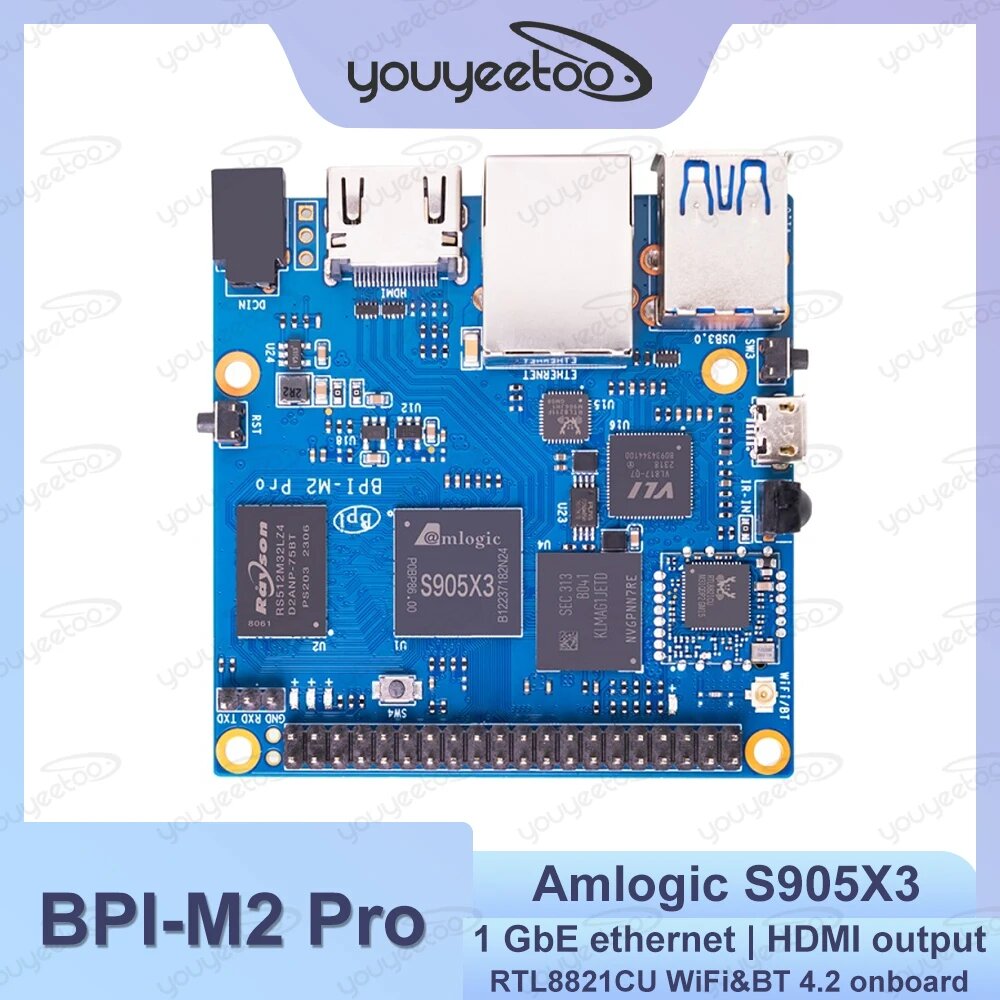 Youyeetoo Banana Pi BPI-M2 Pro одноплатный компьютер