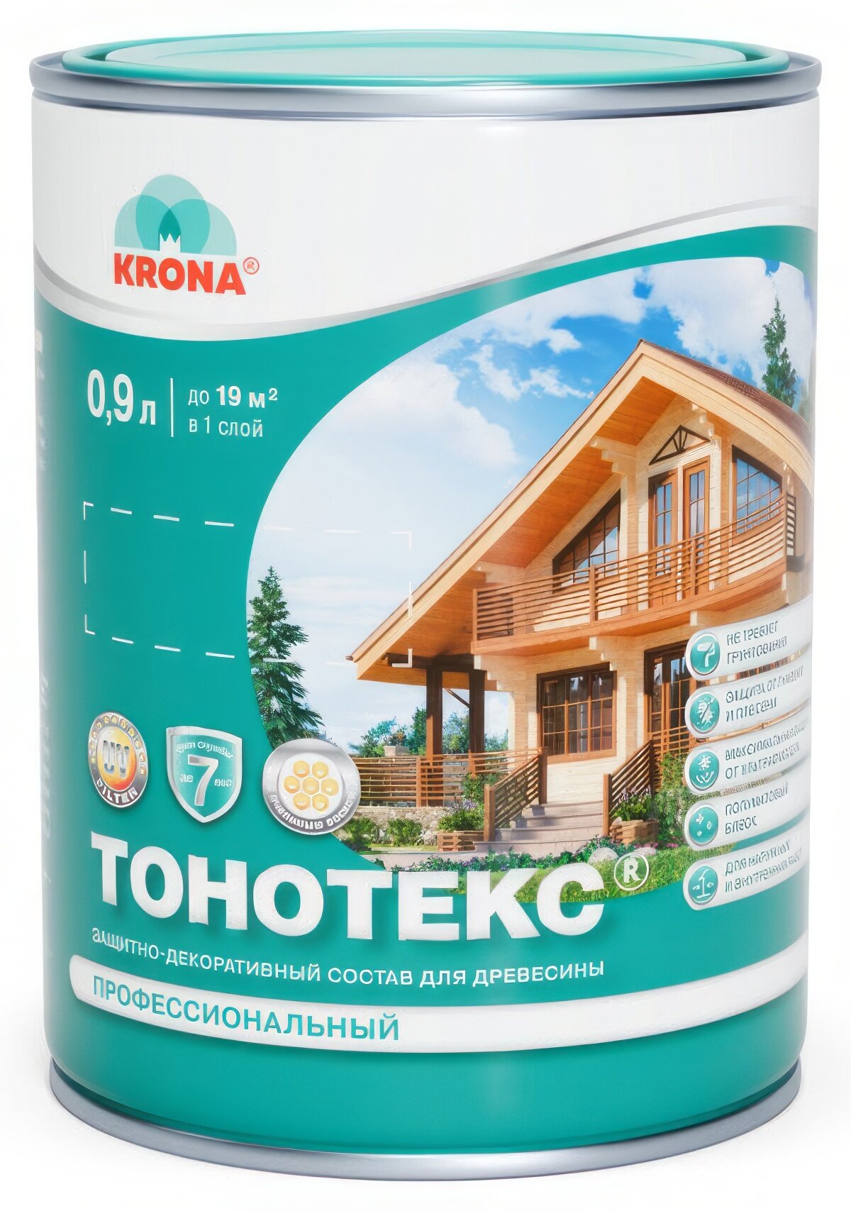 Средство деревозащитное тонотекс 0,9л орех