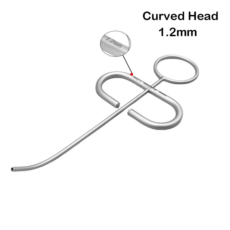 Стоматологический эндодонтический шприц для прививки костей Let me see Curved 1.2mm