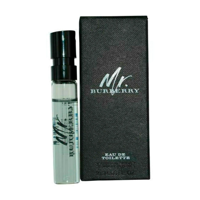Туалетная вода Burberry Mr Burberry пробник 2 / Барбери Мистер Барбери миниатюра / Сэмпл перед покупкой полного флакона