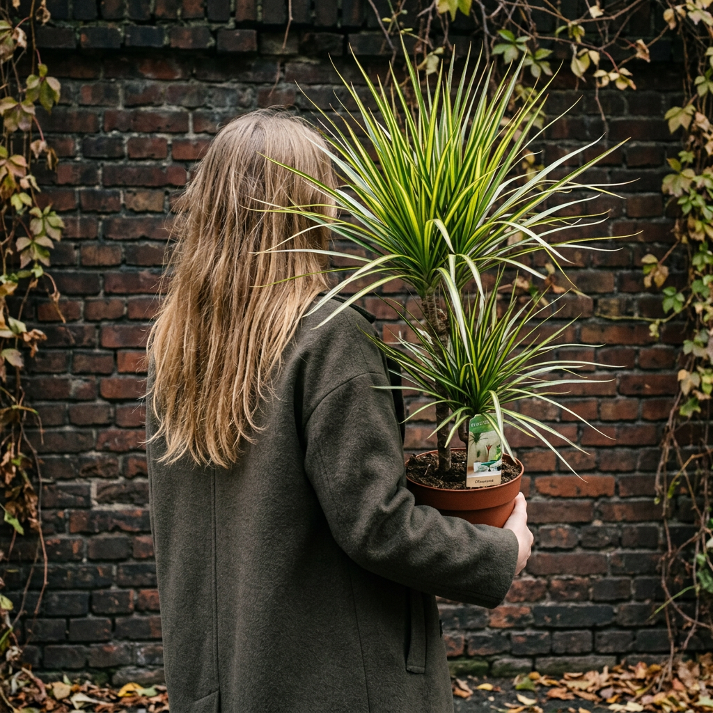 Драцена Маргината Санрей двухствольная (Dracaena Marginata Sunray / 2 ствола)