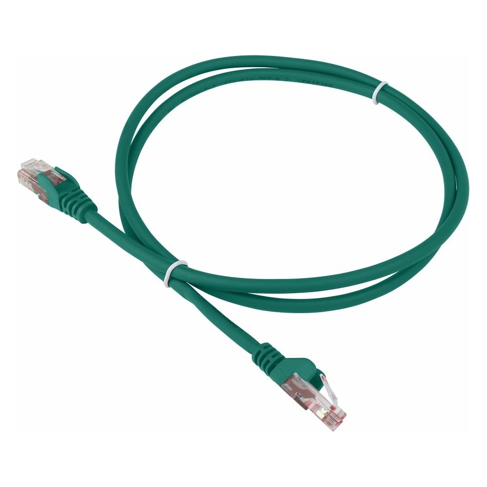 Патч-корд LANMASTER RJ45-RJ45, 4 пары, UTP, категория 6, 1.5 м, зеленый, LSZH, LAN-PC45/U6-1.5-GN