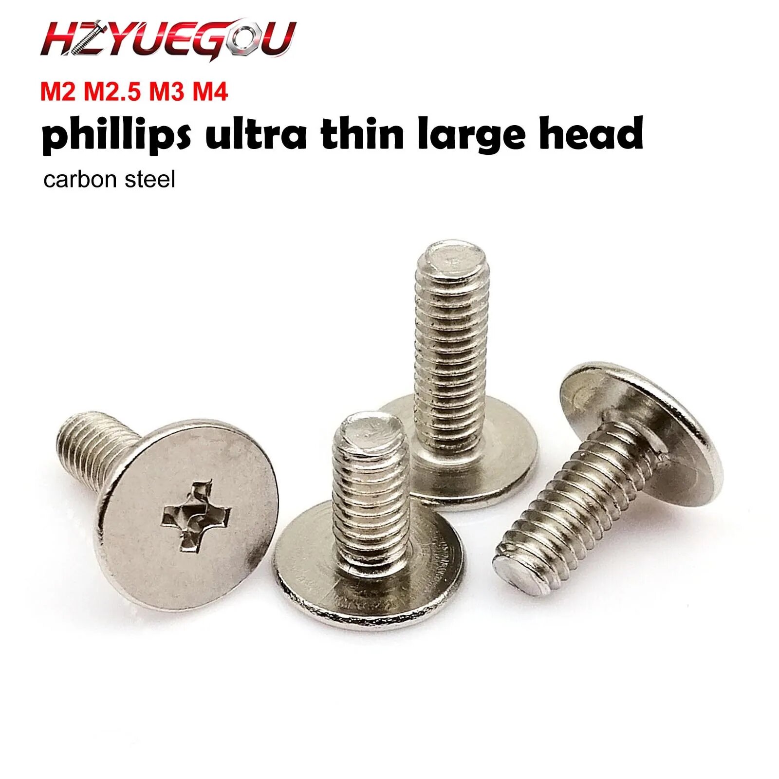 50 шт. винты для ноутбука HZYUEGOU M2.5 dk 7mm, 4mm