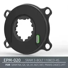 Велокомпьютер Leoseek Ultralight Power Meter Set Type-C 110BCD SRAM 3-Bolt