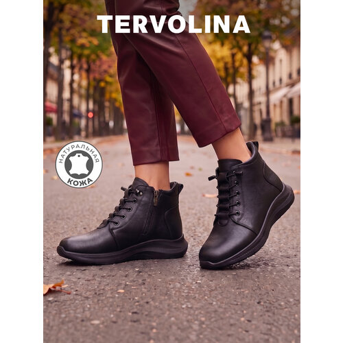 фото Ботинки дерби tervolina, размер 41, черный