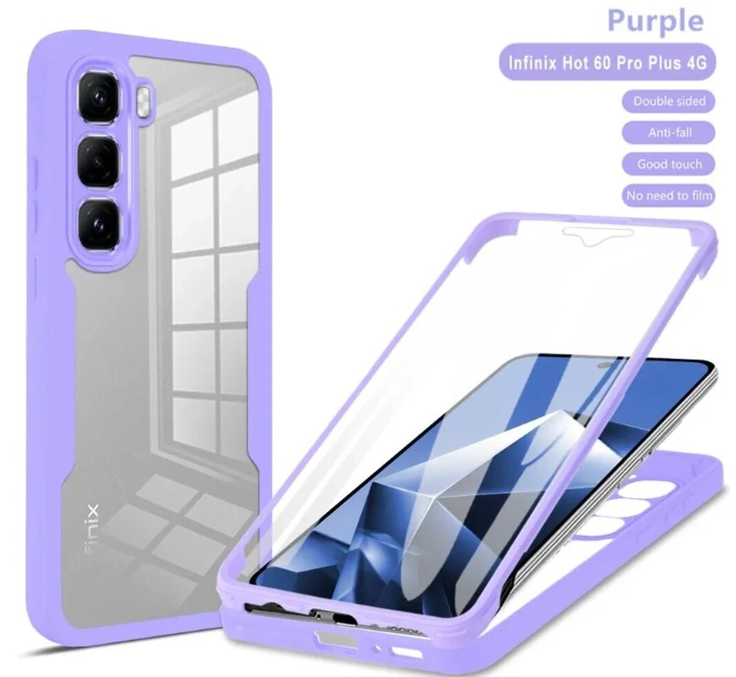 Чехол полной защиты для Infinix Hot 60 Pro Plus / Инфиникс Хот 60 Про+