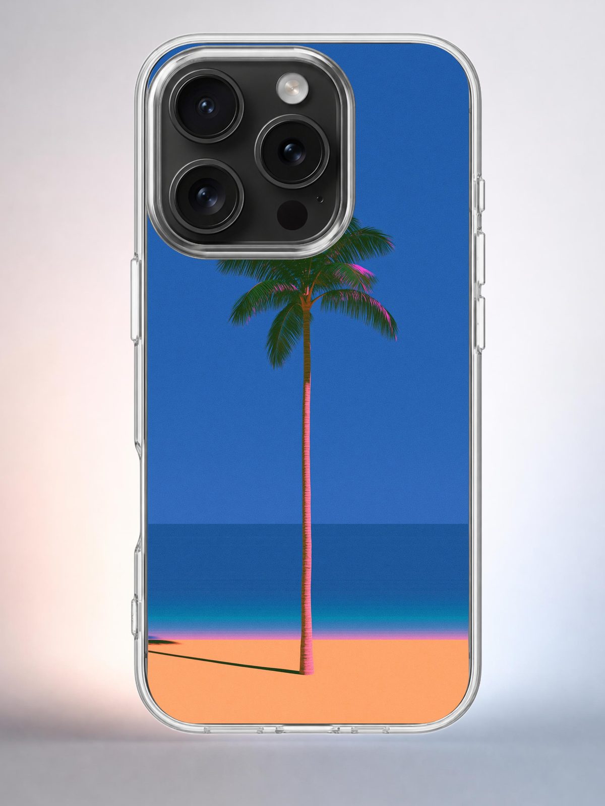 Чехол iPhone 15 Pro Пальма на Y2K Indie Sleaze