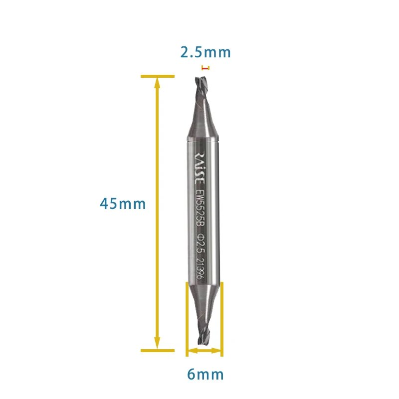 Фреза Raise 2.5mm, Cutting Edge Length: 2.5mm carbide